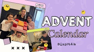 UŞAQLARA ADVENT CALENDAR SURPRİZİ 😍 [upl. by Hsakaa]