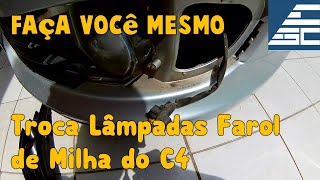 Troca das Lâmpadas do Farol de Milha do Citroen C4 [upl. by Acissey]