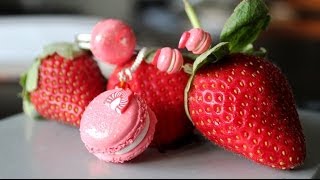 BIJOUX Parure Macarons à la Fraise ♥ [upl. by Lorinda25]