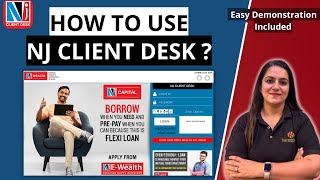 NJ Client Desk Explained with DEMO  Step by Step Process IN HINDI  Gurleen Kaur Tikku [upl. by Ardien]