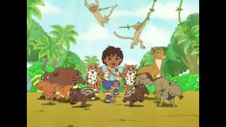 Go Diego Go Al Rescate Amigos Music Video [upl. by Solrak]