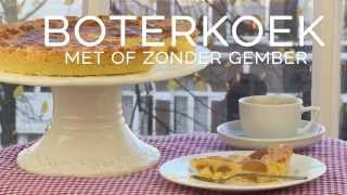 Boterkoek  Wie Kookt [upl. by Shaefer]