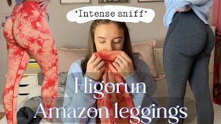 HIGORUN leggings from Amazon try on haul [upl. by Dianthe]