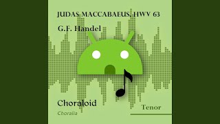 Judas Maccabaeus HWV 63 Sing unto God Voice with metronome [upl. by Nire]