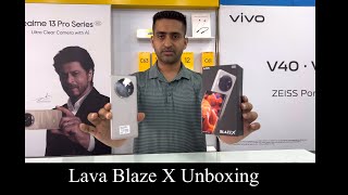 Lava Blaze X Unboxing 🔥🔥 imdadtapadarvlogs5423 [upl. by Namia]