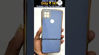 VAKIBO Glossy Chrome Model TPU Back Cover Case Suitable for Mi Redmi 9 [upl. by Hobard]