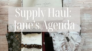 Planner Stationary Haul JANES AGENDA [upl. by Adnov]