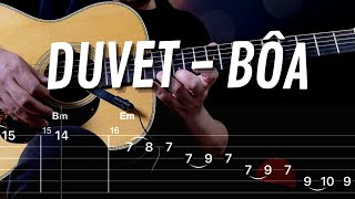 Duvet  Bôa  EASY Guitar Tutorial  Guitar Tab [upl. by Alac]