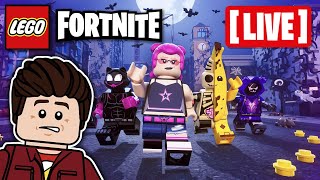 LEGO FORTNITE LIVESTREAM  SPOOKY TILTED TOWERS AD [upl. by Kathleen]