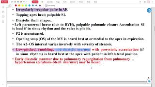 Chest and Cardiology LEC 3 Mitral Valve SR and P [upl. by Nylhtak452]