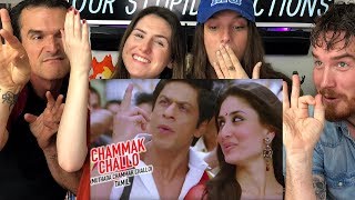 CHAMMAK CHALLO  Ra One  SRK  Song REACTION [upl. by Fretwell]