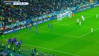 Giovanni Di Lorenzo Goal Italy Vs Israel 20 All Goals Analysis amp Extended Highlights Result [upl. by Aihselef]