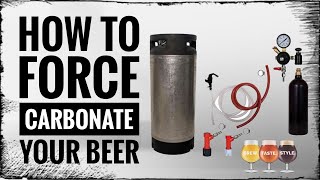 How to force carbonate your beer  Basics of Home brewing  Home brewing 101 [upl. by Mandel]