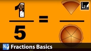 Fractions Basics Proper Improper Mixed Song – Learn Fractions – Learning Upgrade App [upl. by Ellehsal]