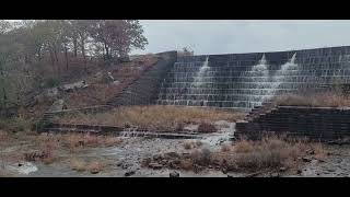 Okmulgee Lake Spillway  Oklahoma  11042024 [upl. by Astiram]