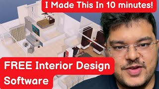 FREE Interior Design Software  Which Just Works Alternative To Sketchup [upl. by Goss]