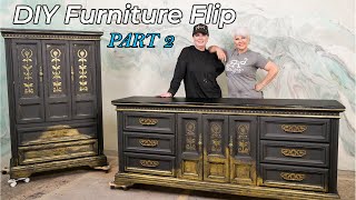 How to Update Furniture with Epoxy and Paint Part 2 [upl. by Macrae]