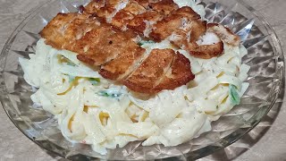 Chicken Alfredo Fettuccine Pasta Saucy tasty yummy Pasta Life with Peeba [upl. by Annoel]