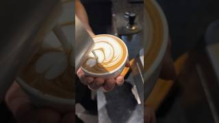 subscribe coffeelatte barista youtubeshorts coffeeart latte cappuccino starbucks short 4k [upl. by Burkle]