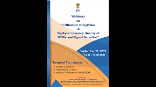 Webinar on quotUtilization of VigiFlow amp VigiLyzeEnsuring Quality of ICSRs and Signal Detectionquot [upl. by Madancy122]