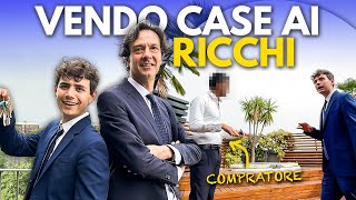 VENDERE case ai RICCHI 24 ore da Agente Immobiliare di LUSSO  Giorno di Prova [upl. by Rolecnahc]