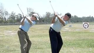 Matthew Ecob and Ossie Moore CP golf swing [upl. by Eta]