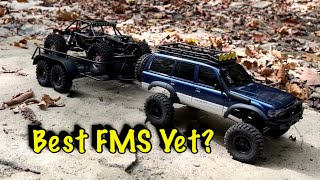 FMS FCX18 LC80 Best 118 Trail Truck 2 Speed amp Portals What else [upl. by Hgielra926]