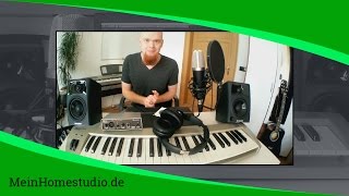 Wie kann ich meine eigene Musik produzieren  MeinHomestudiode  Home Studio einrichten [upl. by Ahsilek]