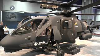 AUSA 2015 Sikorsky S97 Raider helicopter  first flight [upl. by Rube]