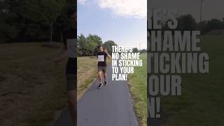 Theres no shame in sticking to your training plan  Garmin [upl. by Anahs867]