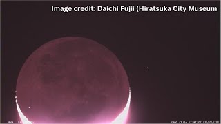 Japanese astronomer catches meteorite smashing into the moon [upl. by Karoline]