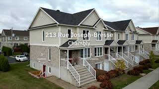 Magnifique condo  213 Rue JosephBresse Chambly [upl. by Sillyhp686]