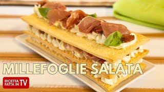 MILLEFOGLIE SALATA di Benedetta Rossi  Ricetta TV Fatto in Casa per Voi [upl. by Hewitt920]