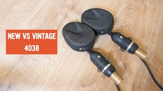 New Vs Vintage Coles  STC 4038 Ribbon Microphone [upl. by Hayarahs]