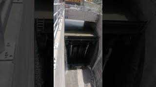 Dam Spillway Opening cleanenergy gate hydropower intake opening viral viralvideo [upl. by Bullough585]