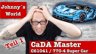 CaDA Master C61041  7704 Super Car  Teil 1  hat mal einer ne dritte Hand für mich [upl. by Courtney]