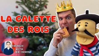 LA GALETTE DES ROIS 🥮 French Kings Cake Tradition for Kids 🇫🇷 [upl. by Oinolopa]