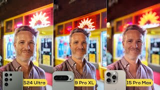 Pixel 9 Pro XL vs iPhone 15 Pro Max vs Samsung Galaxy S24 Ultra camera comparison [upl. by Gwendolen]