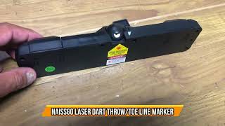 Naissgo Laser Dart Throw amp Toe Line Marker [upl. by Bren]