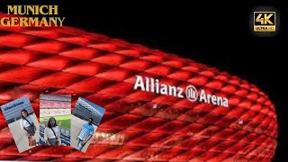 Walking tour of Allianz Arena Stadium FC Bayern Museum Munich 4K [upl. by Soigroeg482]