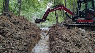 Busting The Dam On A 60 Year Old Irrigation Pond [upl. by Llemhar585]