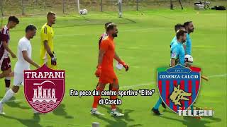 ➡️ dal centro sportivo “Elite” di Cascia amichevole 🏟️FC Trapani 1905Cosenza🎥🎙️⚽🥅 [upl. by Zaob]