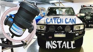 Provent Catch Can Install  GU Y61 Nissan Patrol [upl. by Osi]