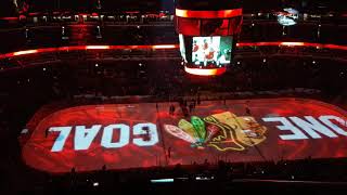 Chicago Blackhawks national anthem and entrance 101217 [upl. by Zetnod]