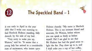 The Speckled Band 1 Story In Hindi  By Sir Arthur Conan Doyle  Ratnasagar  Class 8  Part 1 [upl. by Ttennej]