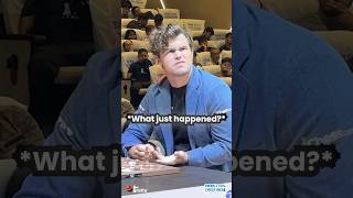 Unbelievable BLUNDER SHOCKS Magnus Carlsen 😱 magnuscarlsen nodirbekabdusattorov chess [upl. by Idnac656]