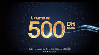 La Fibre Optique de Maroc Telecom  A partir de 500 dh par mois  50 sur votre équipement [upl. by Llerrit923]