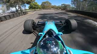 Valtteri Bottas drives Adrian Neweys Leyton House March Formula 1 Car [upl. by Bartolemo9]