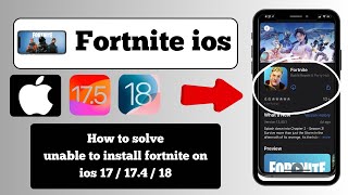 Unable to install fortnite on ios 17  174  18  How To get Fortnite on iOS Fortnite download iOS [upl. by Langdon]