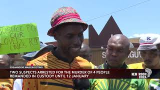 Suspects in the Soshanguve mass shooting remanded in custody [upl. by Atnwahsal]